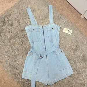 Denim Romper